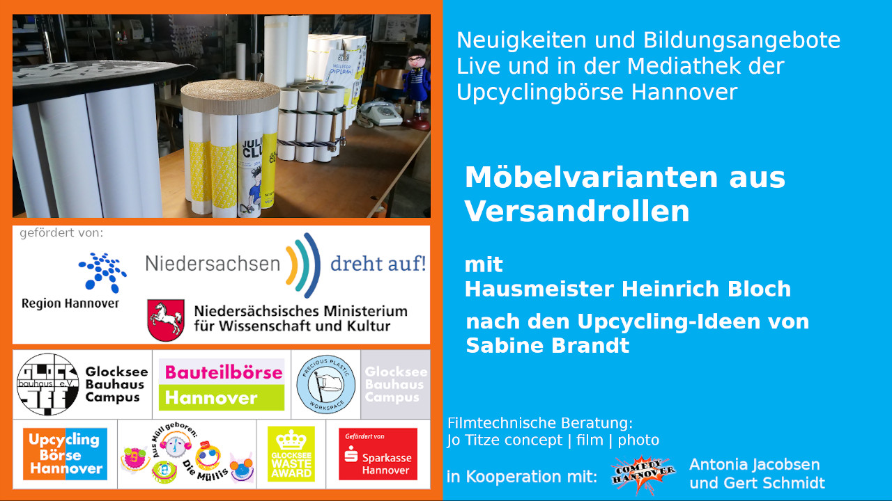 abspann-hocker, Möbel, hausmeister-heinrich-bloch-upcyclingboerse-hannover, niedersachsen dreht auf